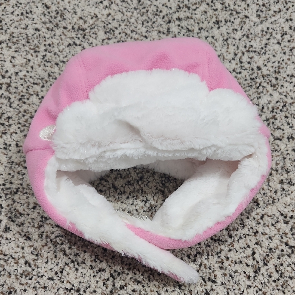 Like New Infant And Toddler Pink and White Carhartt Winter Hat